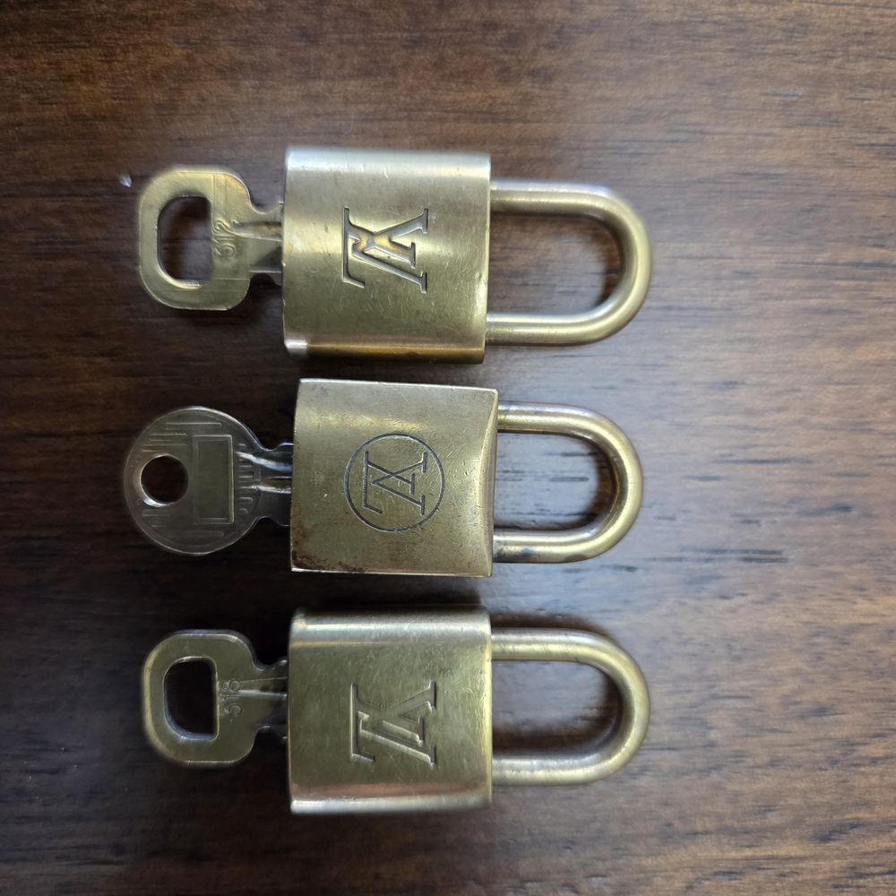 Louis Vuitton Lock & Key Sets Lot Of 3. #318 #213 #312